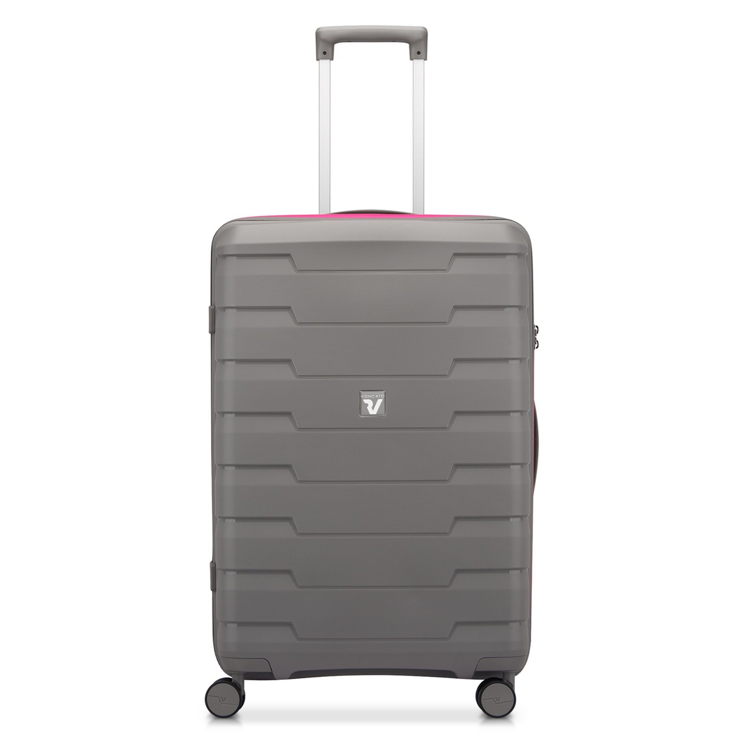 Roncato Trolley 'Skyline 2.0 Neon' in Grau: Vorderseite