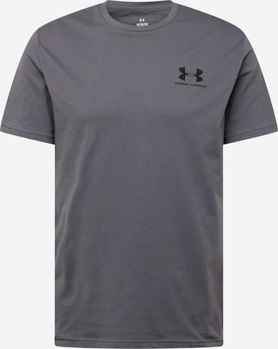 UNDER ARMOUR Toiminnallinen paita värissä harmaa / musta, Tuotenäkymä