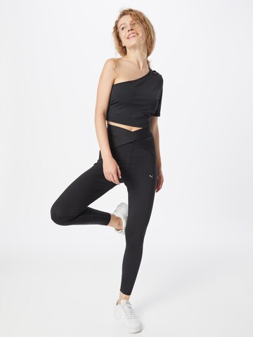 PUMA Skinny Workout Pants in Black