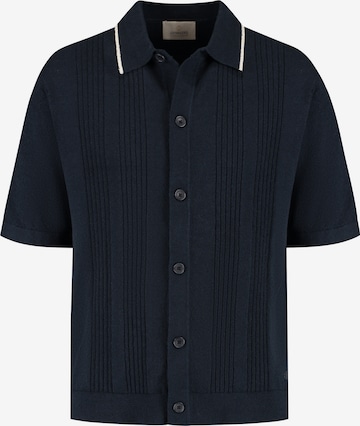 Dstrezzed Kardigan 'Daxton' w kolorze niebieski: przód