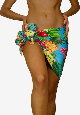 Foulard 'Pineapple' di King Kameha in blu: frontale