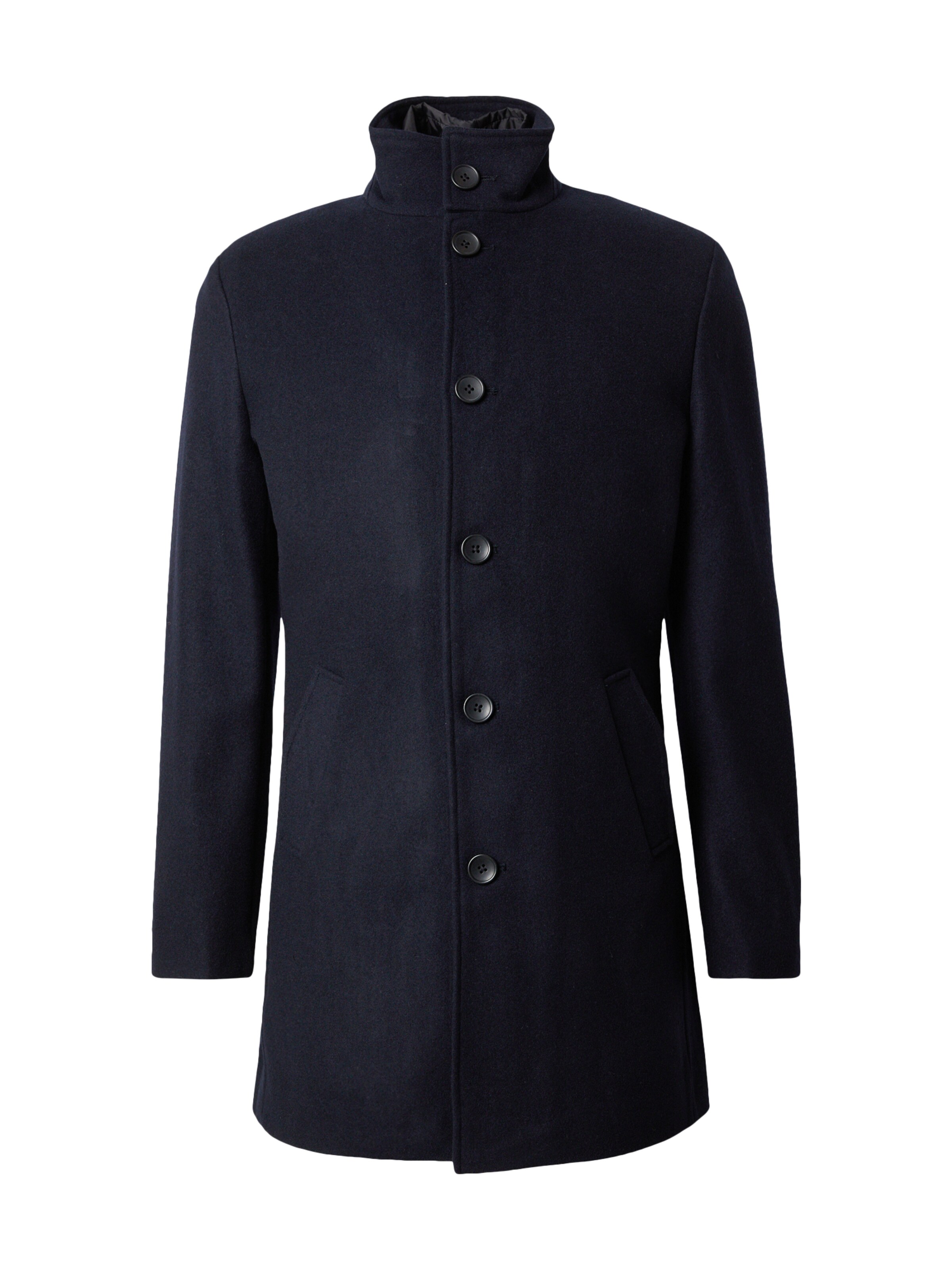 Bruun & Stengade Преходно палто 'Ontario' в синьо: отпред