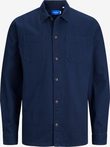 JACK & JONES Button Up Shirt 'Gordon' in Blue: front