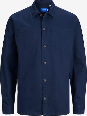 JACK & JONES جينز مضبوط قميص 'Gordon' بلون أزرق: الأمام