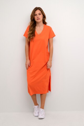 Kaffe Kleid 'Amily' in Orange: Vorderseite