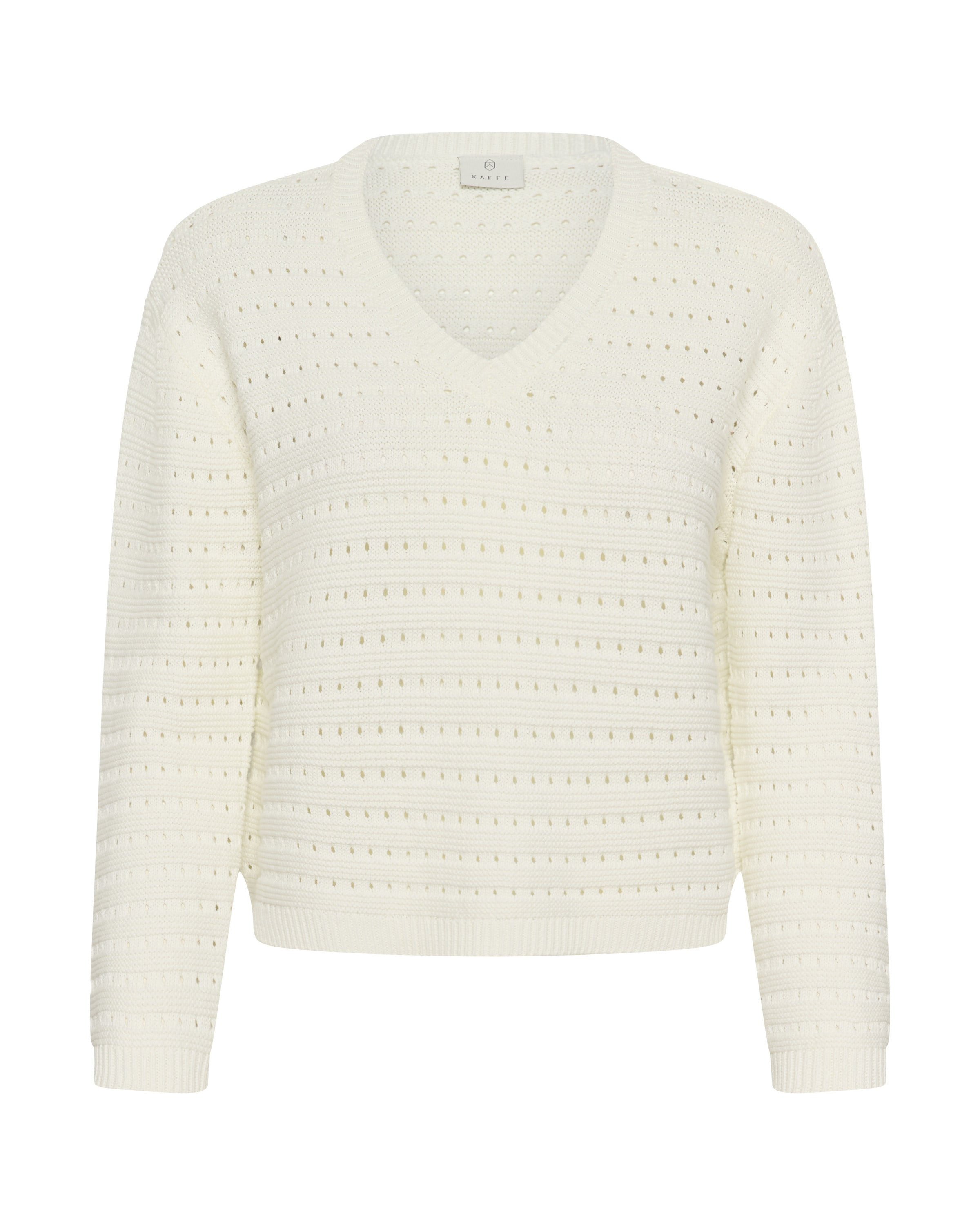 Kaffe Sweater 'Kametta' in White: front
