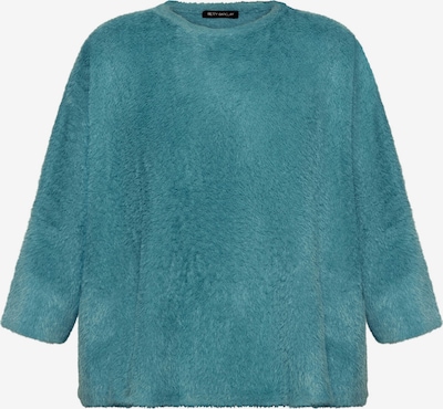 Betty Barclay Basic-Pullover mit U-Boot-Ausschnitt in S in rauchblau, Produktansicht