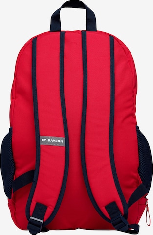 FC BAYERN MÜNCHEN Sports Backpack 'FC Bayern München' in Red