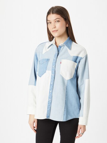 LEVI'S ® Bluza 'Donovan Western Shirt' | modra barva: sprednja stran