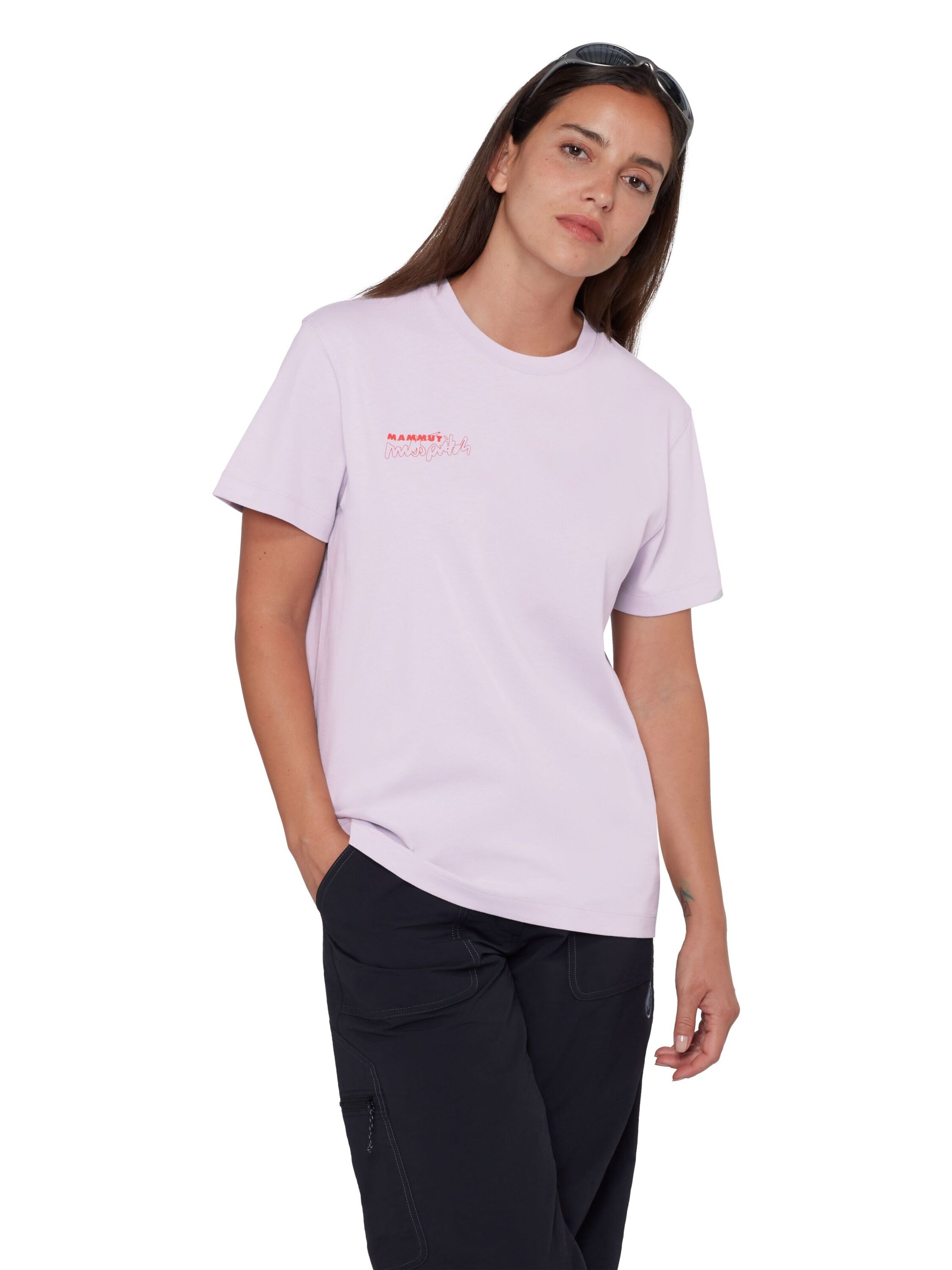 MAMMUT Performance Shirt in Purple: front
