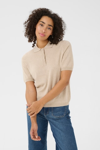 Kaffe Tröja 'KAlizza' i beige: framsida