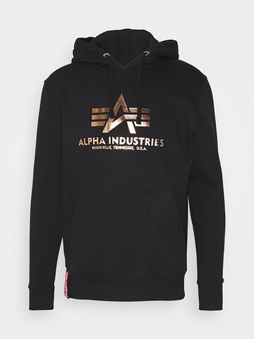 ALPHA INDUSTRIES Sweatshirt 'Basic' in Black
