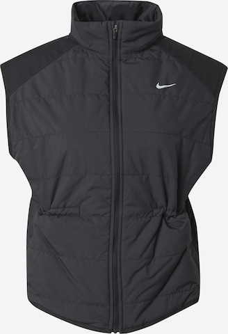 NIKE Sportbodywarmer 'SWIFT' in Zwart: voorkant