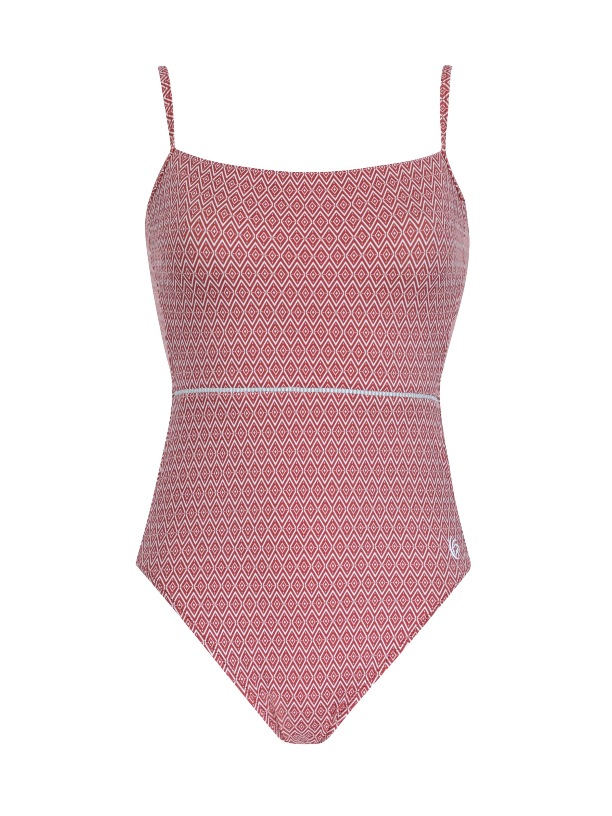 OLYMPIA Bustier Badeanzug in Rot: Vorderseite