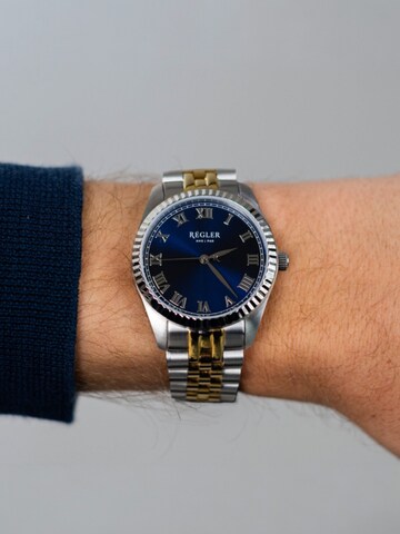 Montre à affichage analogique 'Régler Infinité Steel Bicolor Silver/Gold - Blue' Régler en argent