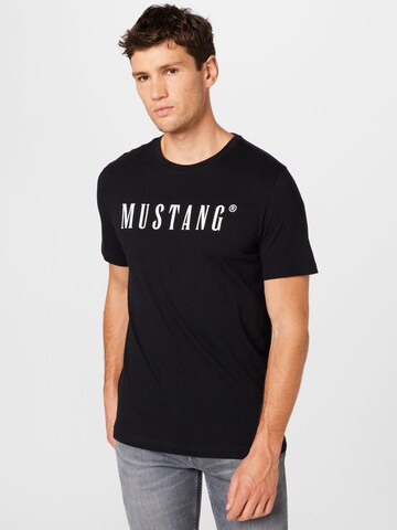 MUSTANG T-Shirt 'Alex' in Schwarz: Vorderseite