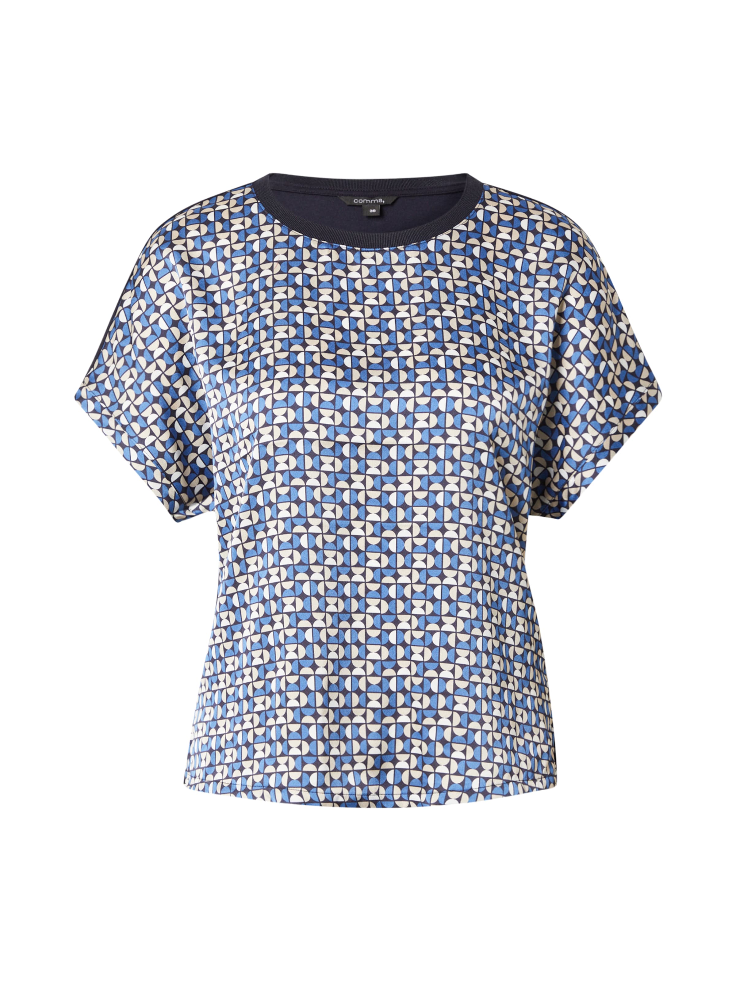 COMMA Shirt in Blau: Vorderseite