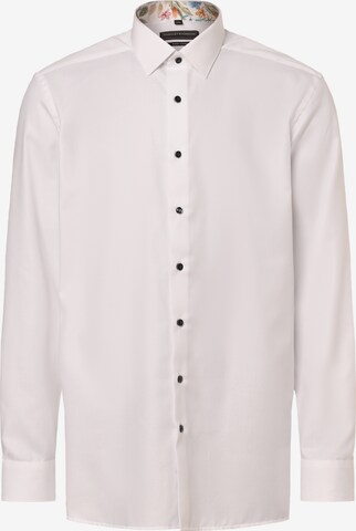 Finshley & Harding Regular fit Button Up Shirt in White: front