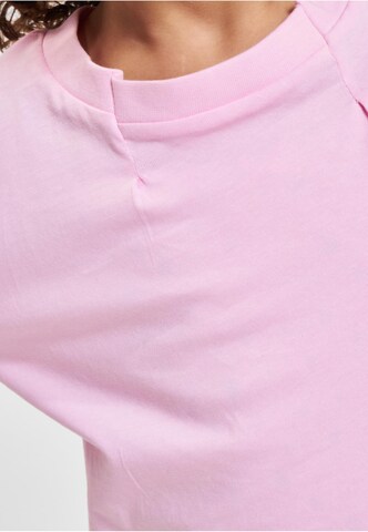 Urban Classics Shirt 'Pleat' in Pink