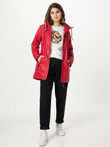 RagwearPrijelazna jakna 'ZUZKA' - crvena boja