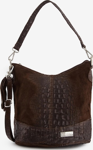 VENEZIA Handtasche in Braun: Vorderseite