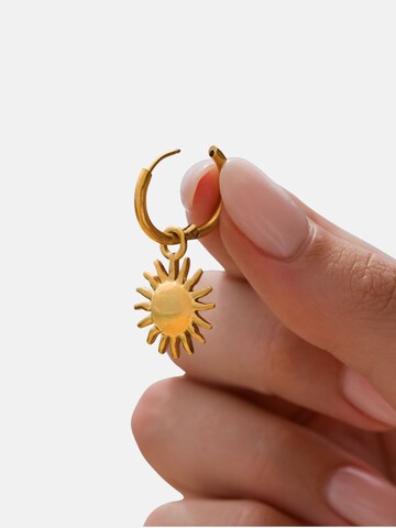 Boucles d'oreilles 'Sonne' GOOD.designs en or