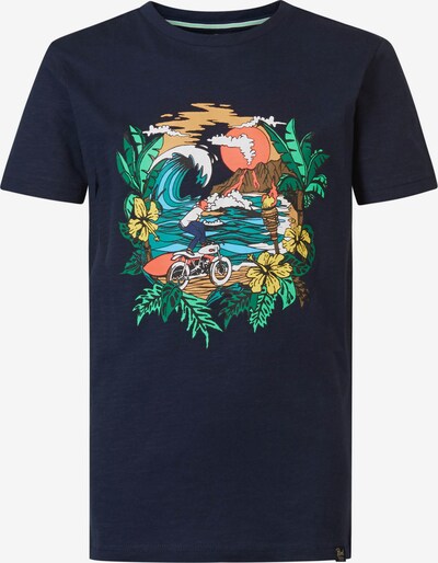 Petrol Industries T-Shirt 'Zephyr' in navy / mischfarben, Produktansicht