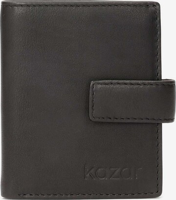 Kazar Wallet in Black: front