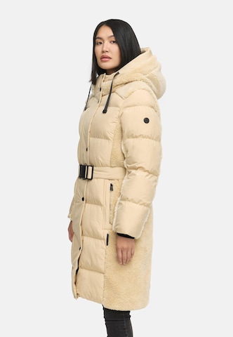 NAVAHOO Wintermantel in Beige