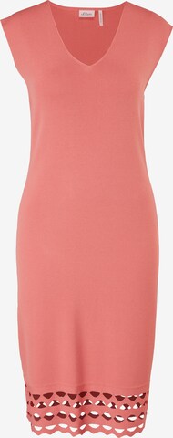 s.Oliver BLACK LABEL Jurk in Roze: voorkant