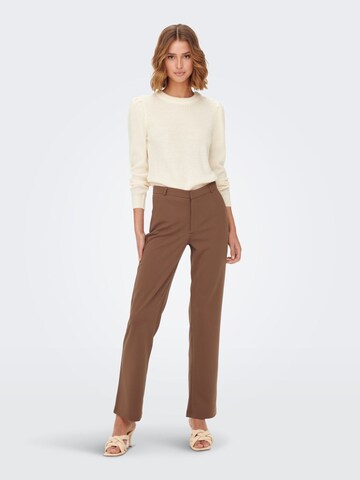 JDY Loose fit Pants 'Geggo' in Brown