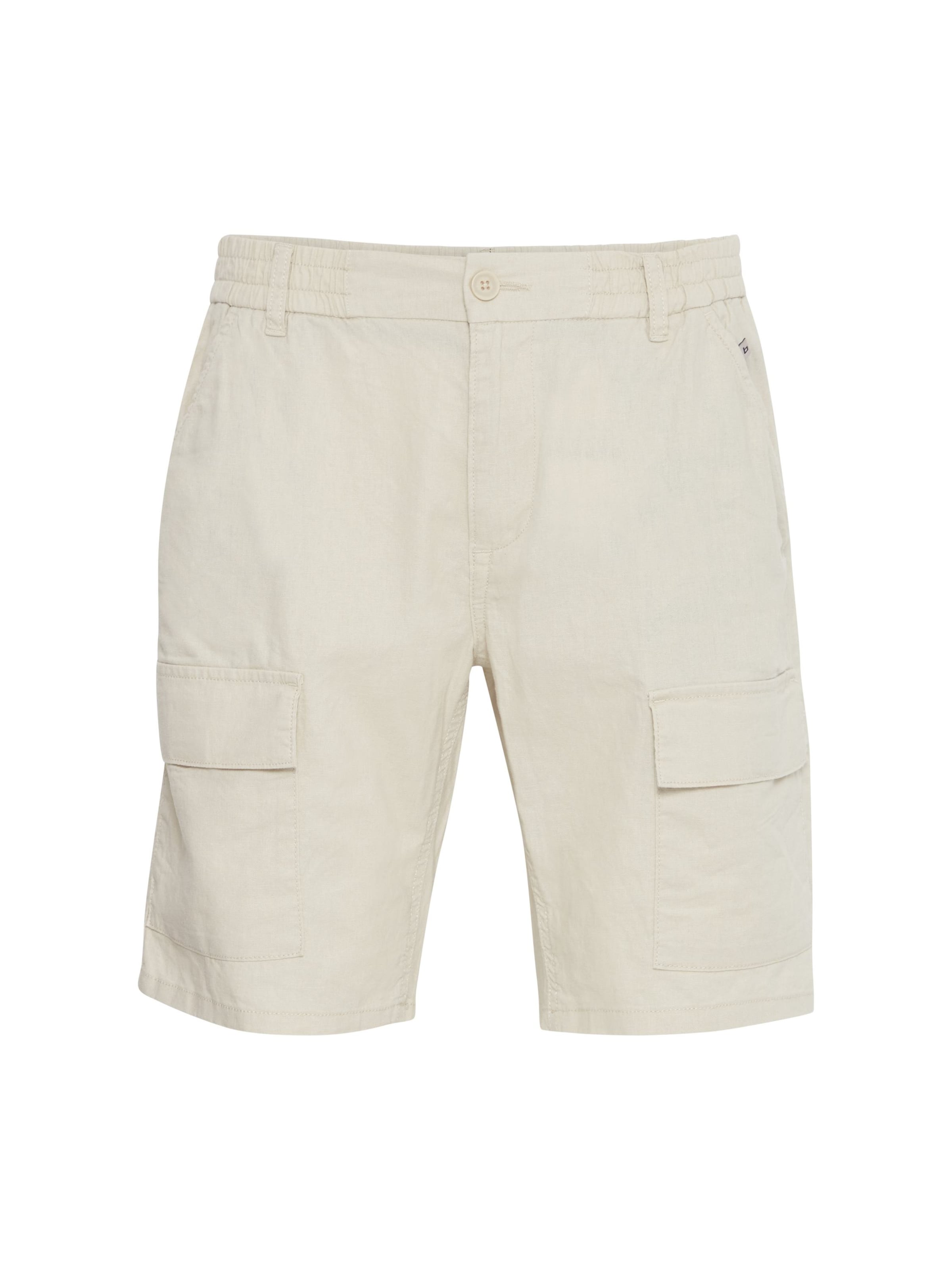 BLEND - Regular Calças cargo 'Woven ' em bege: frente