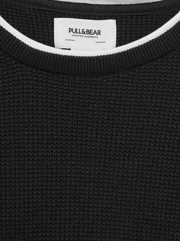 Pull&Bear Sweatshirt in Schwarz