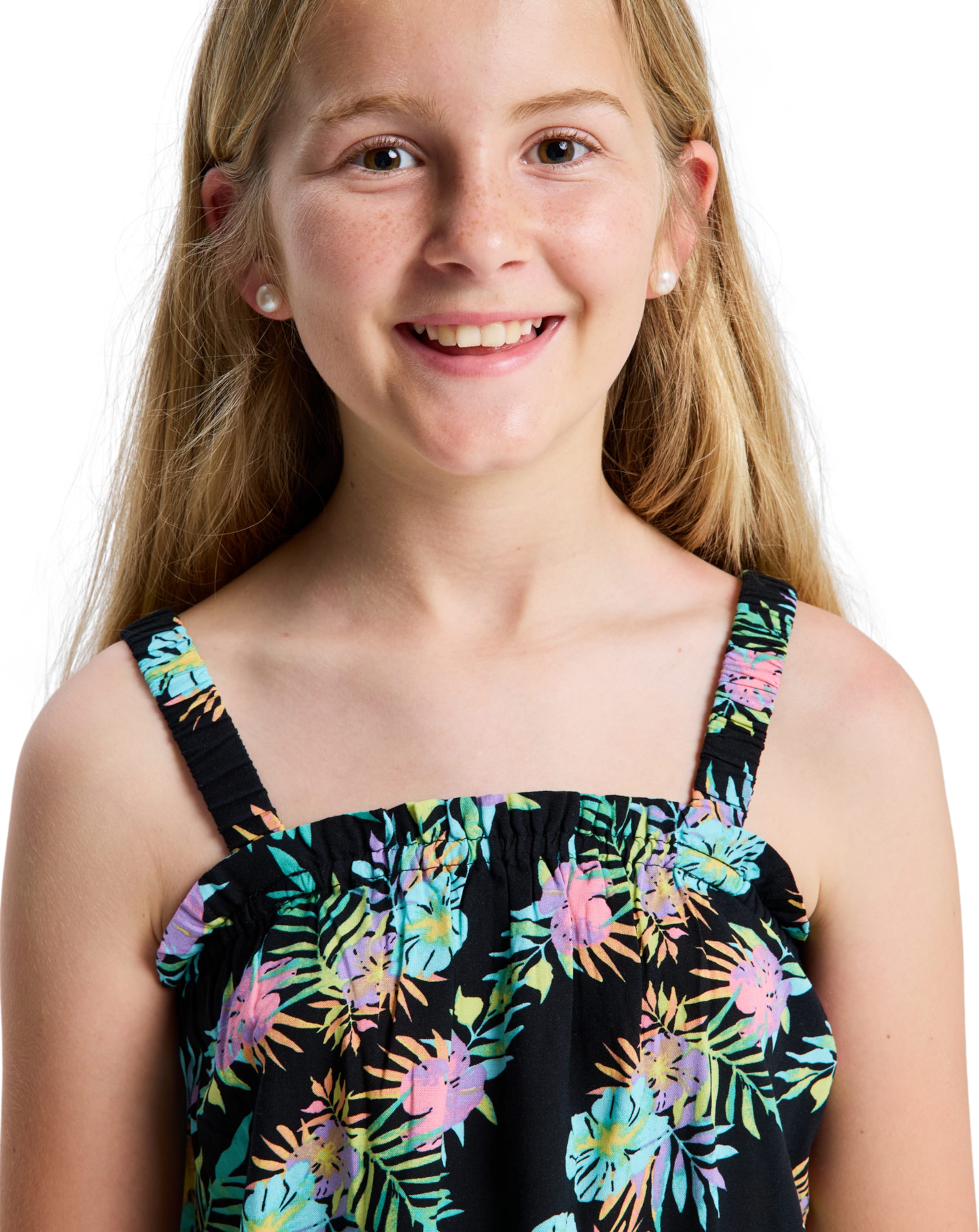 ROXY Top 'Tropical Swing' in Black