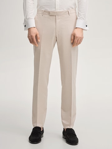 JOOP! Slimfit Pantalon 'Blayr' in Beige: voorkant