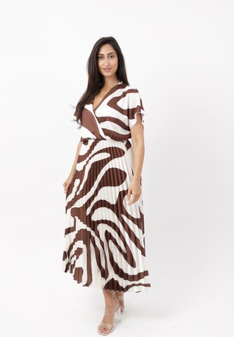 Elara Dress in Brown