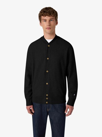 Champion Sweatjacke in Schwarz: Vorderseite