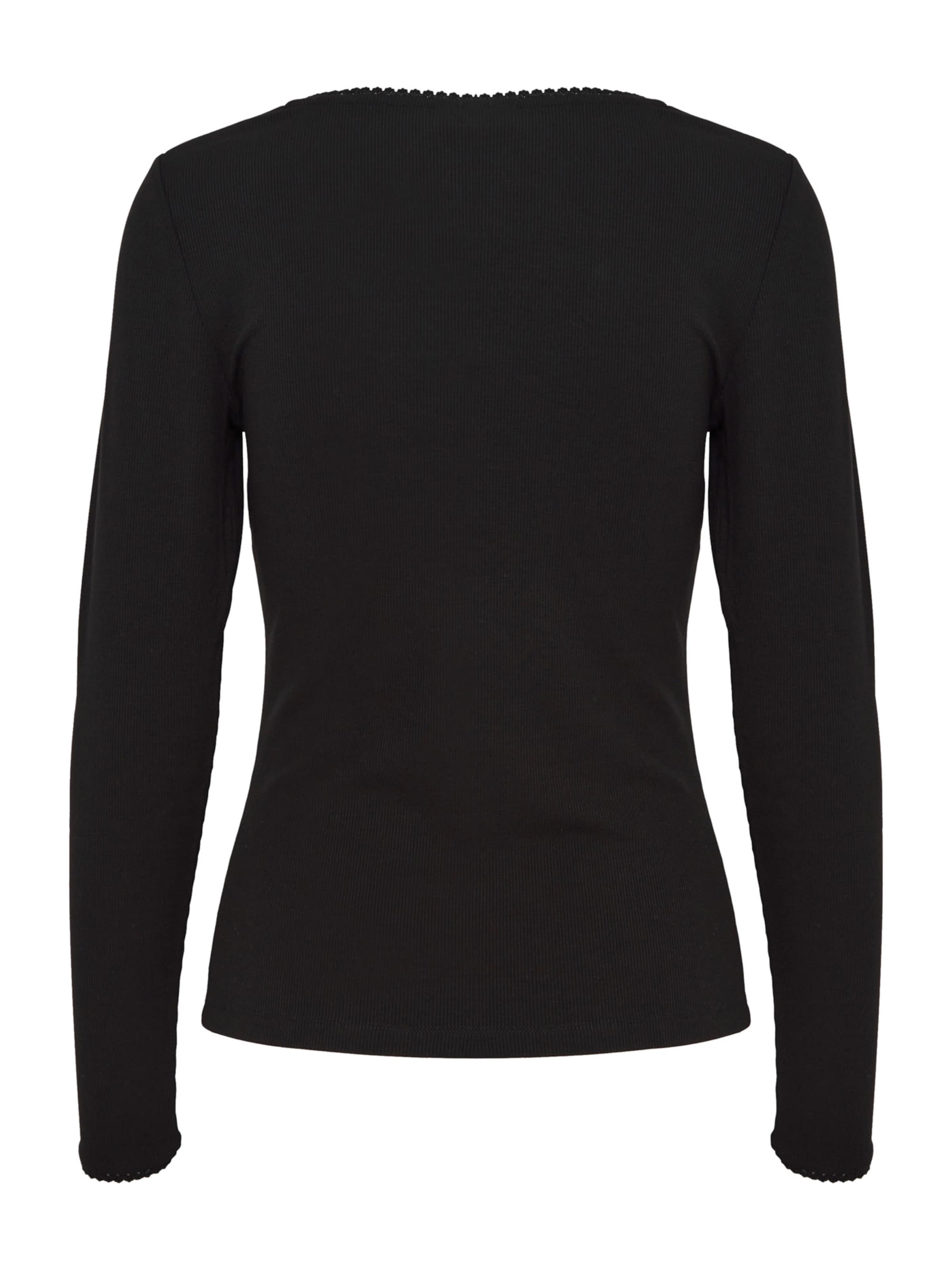 ICHI - Camisa 'IHPenna' em preto