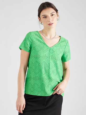 Tricou 'FEODORA' de la OBJECT pe verde: față