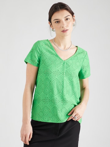 OBJECT - Camiseta 'FEODORA' en verde: frente