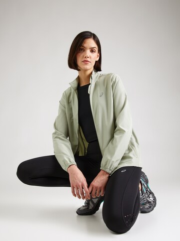 ASICS - Chaqueta deportiva en verde