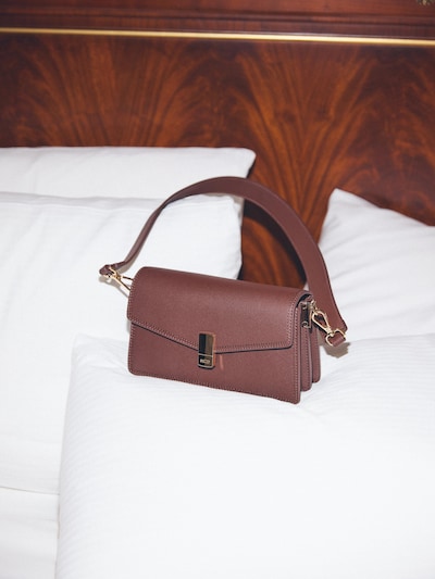 Estro Shoulder Bag '87443' in Dark brown, Item view