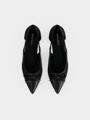 Anna Field Ballet Flats in Black