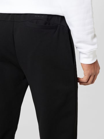 Hackett London Tapered Trousers in Black