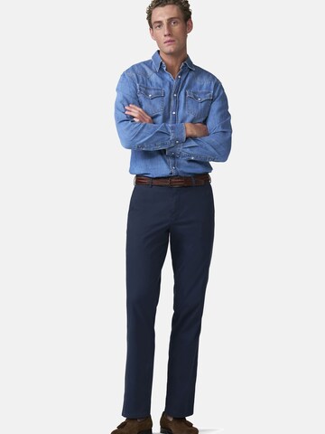 MEYER Regular Chino 'Roma 1-5080' in Blauw
