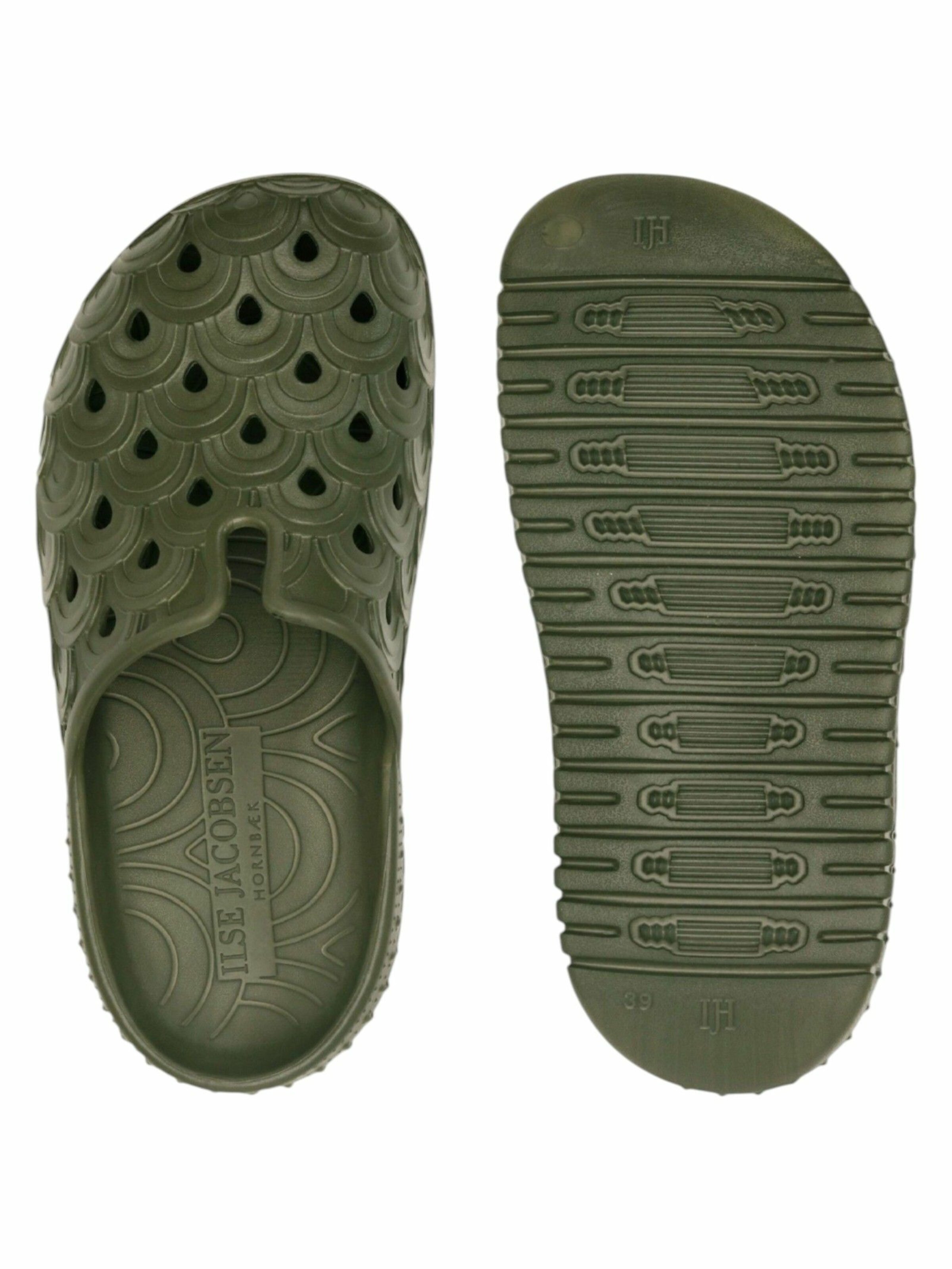 ILSE JACOBSEN Clogs 'BIRCH01' in Grün