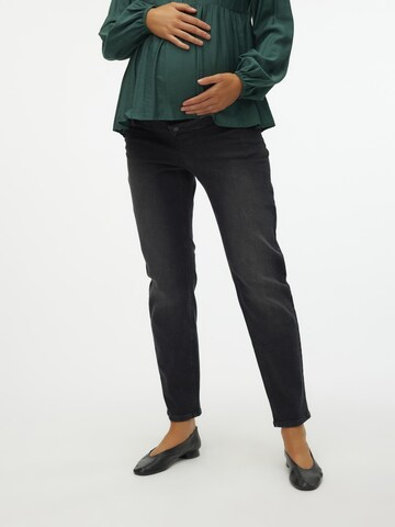 Slimfit Jeans 'VMMannie' di Vero Moda Maternity in nero