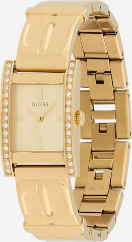zelts GUESS Analogais pulkstenis: no priekšpuses