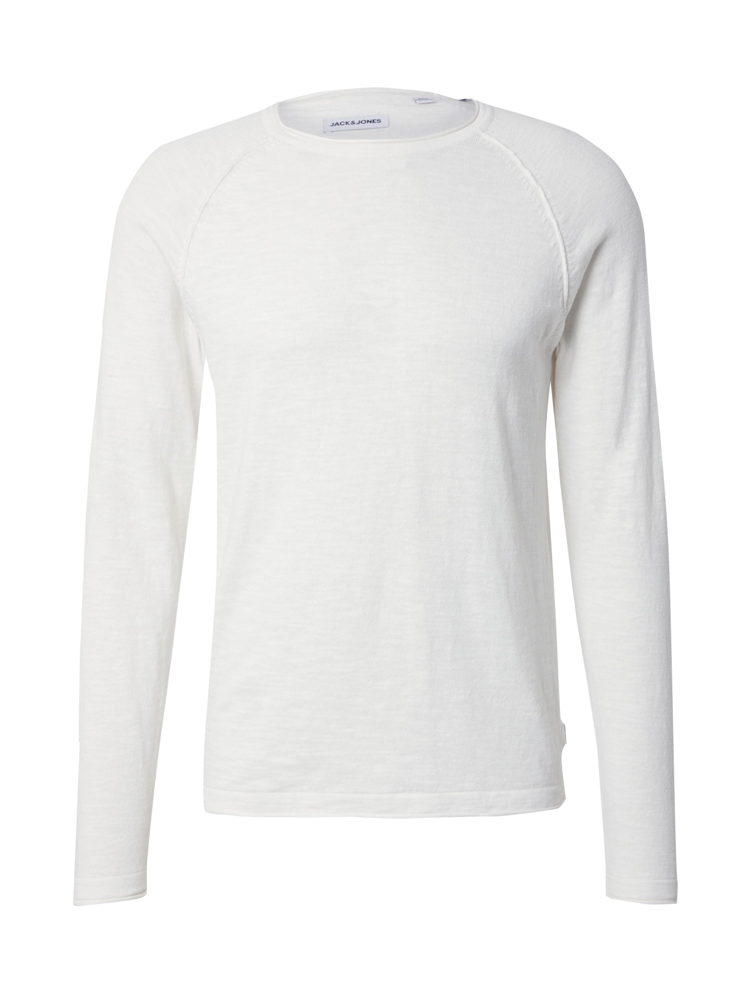 Pull-over 'JJEBreeze' JACK & JONES en blanc : devant