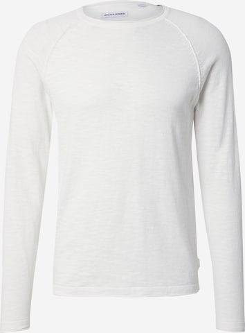 Pullover 'JJEBreeze' di JACK & JONES in bianco: frontale